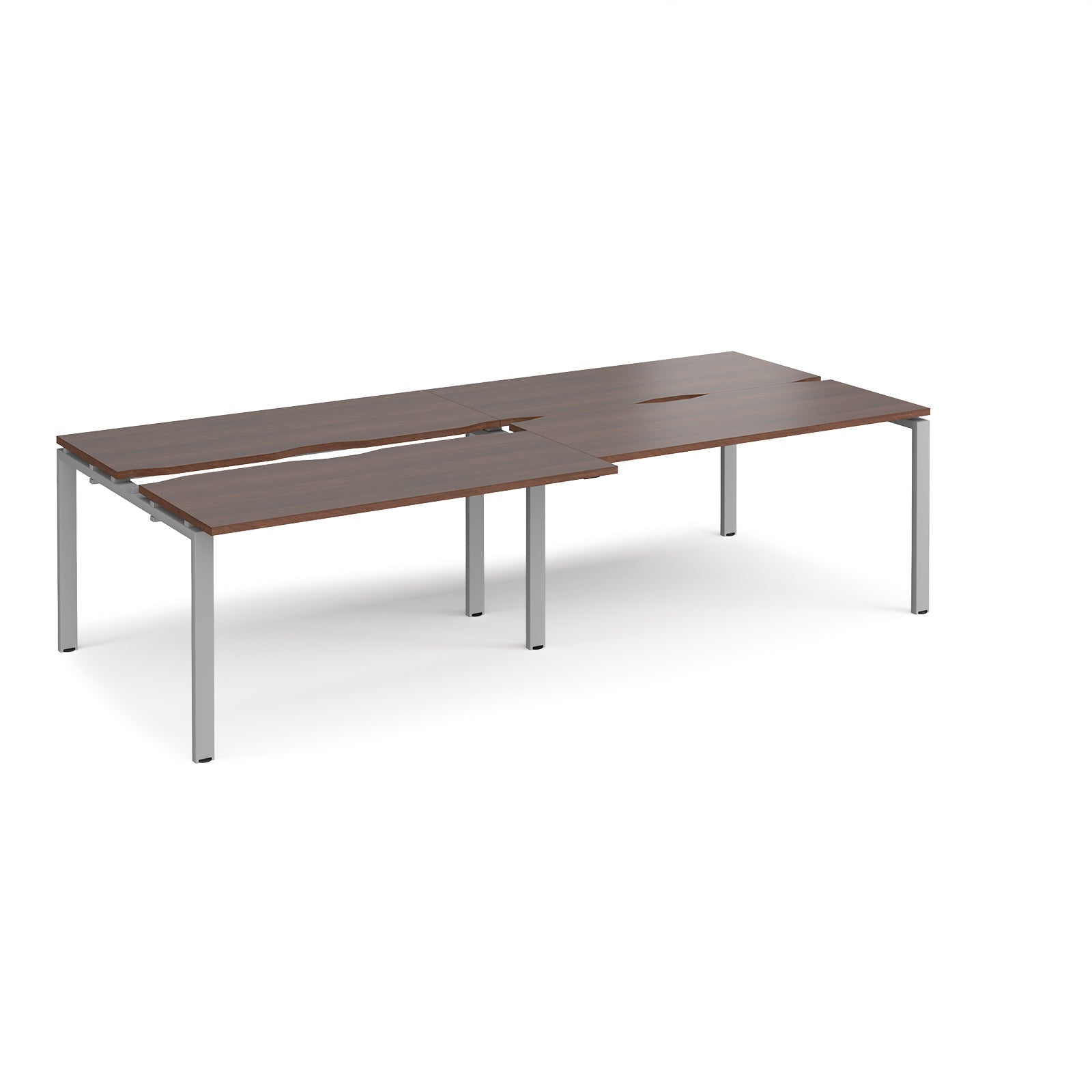 Adapt sliding top double B2B desks 1200mm deep
