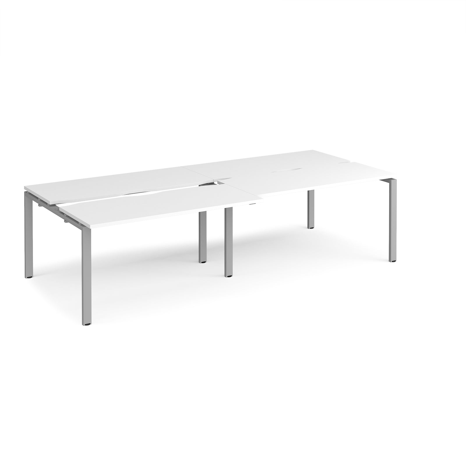 Adapt sliding top double B2B desks 1200mm deep