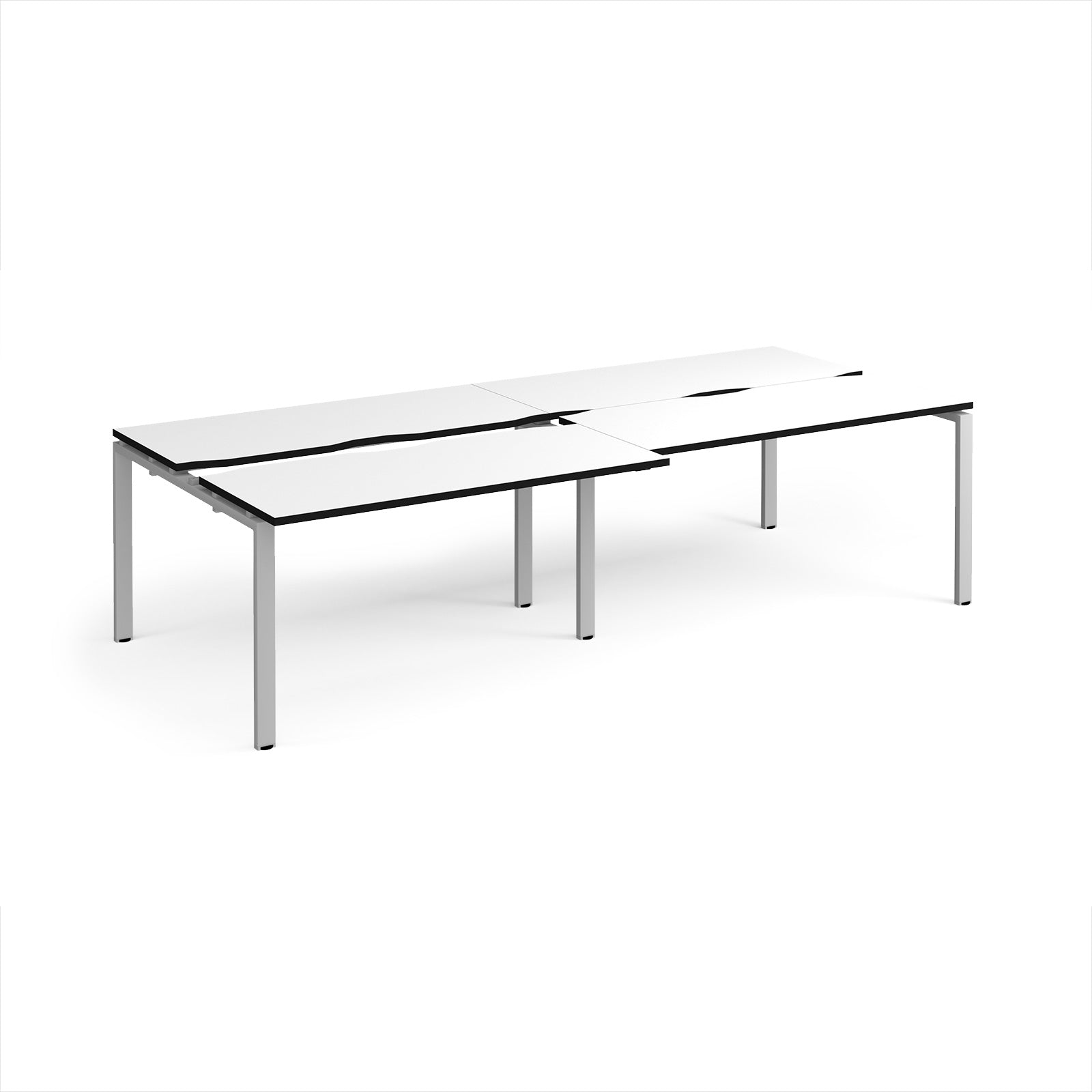 Adapt sliding top double B2B desks 1200mm deep