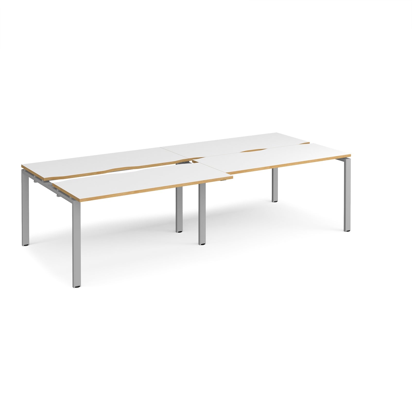 Adapt sliding top double B2B desks 1200mm deep