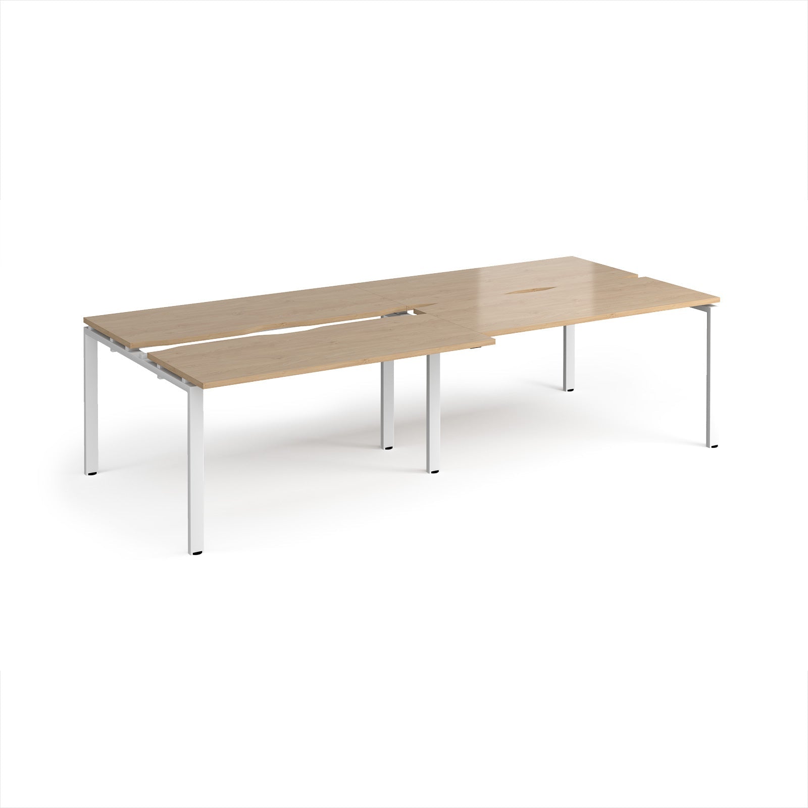 Adapt sliding top double B2B desks 1200mm deep