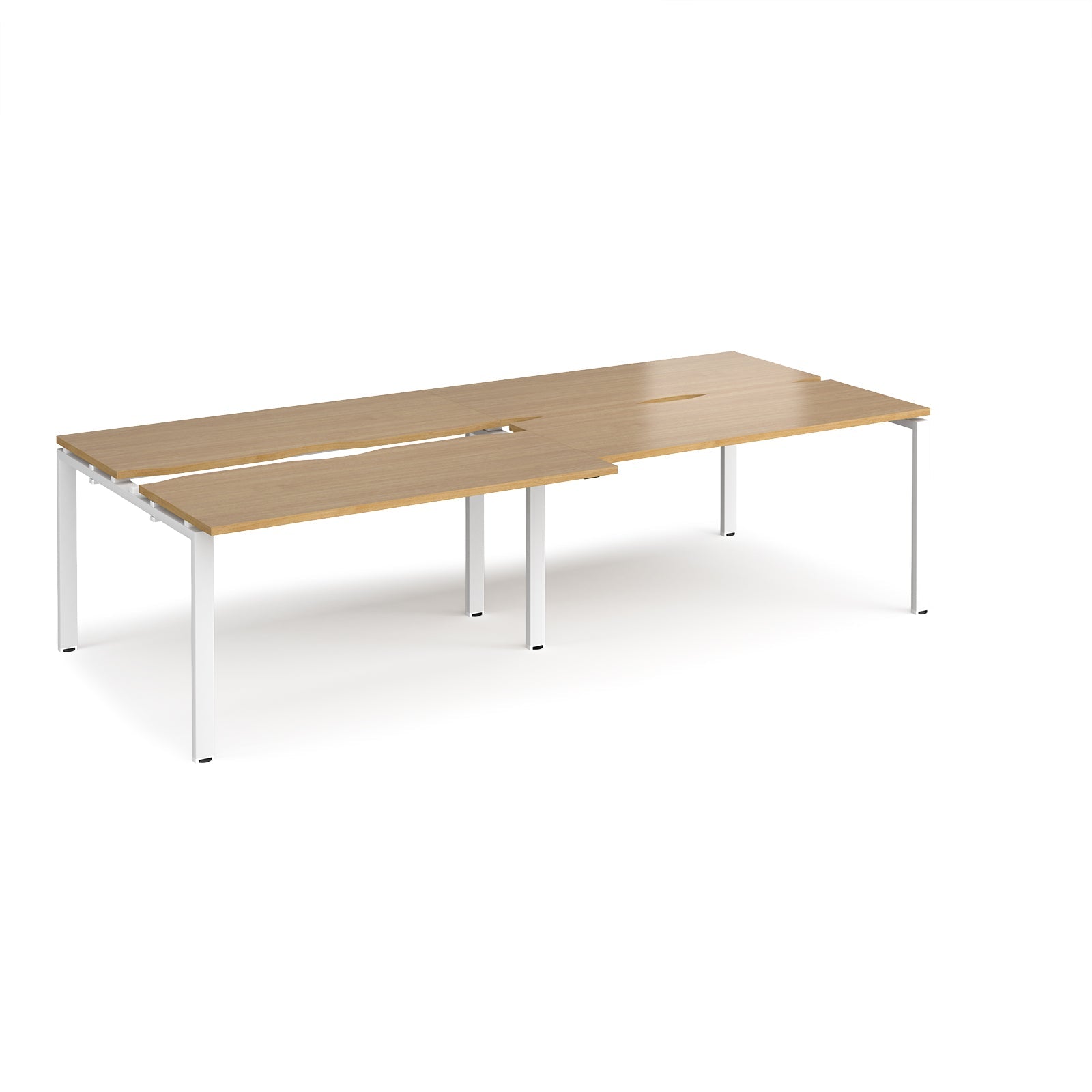 Adapt sliding top double B2B desks 1200mm deep