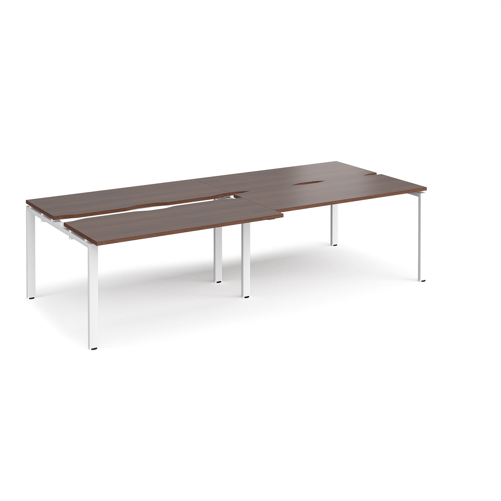 Adapt sliding top double B2B desks 1200mm deep
