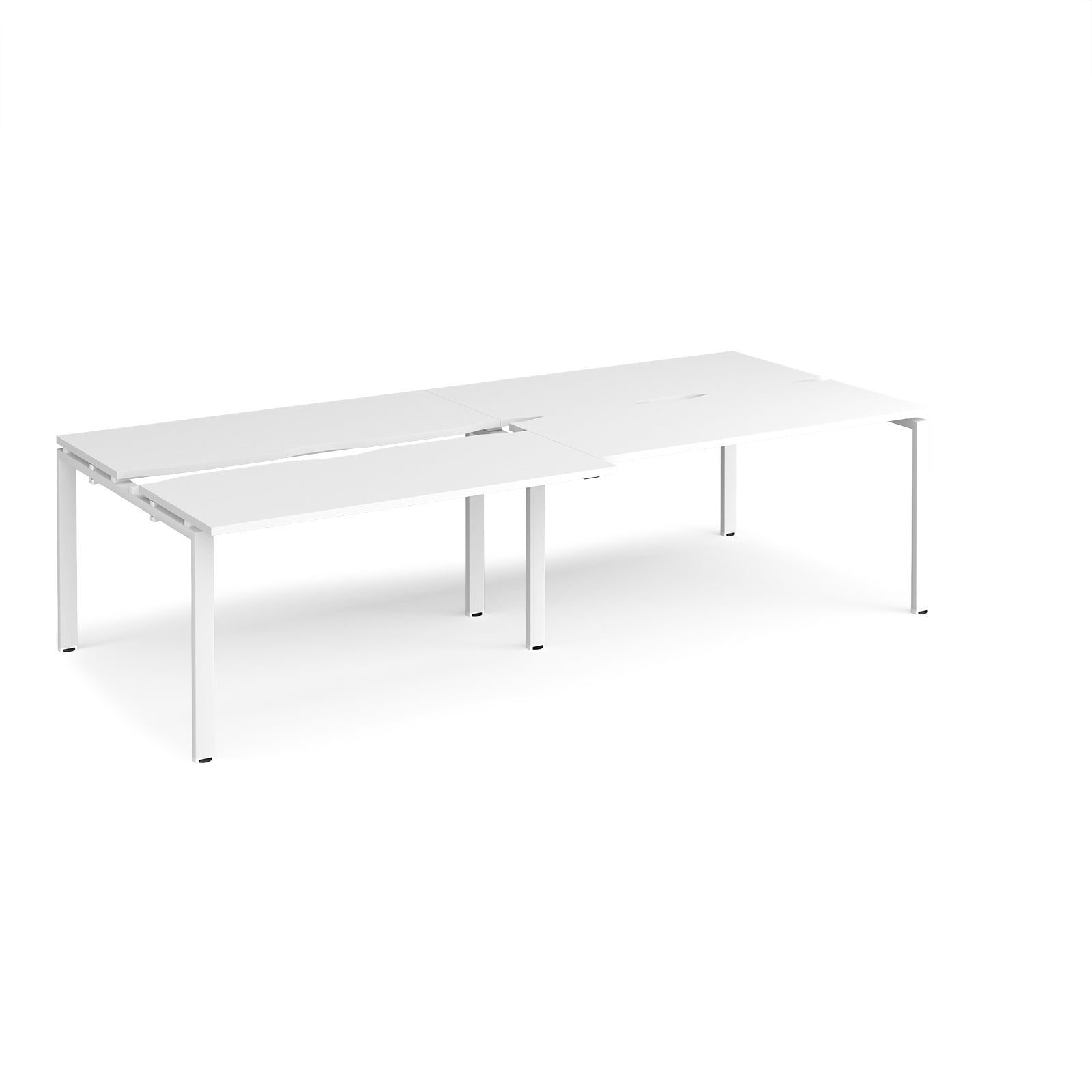 Adapt sliding top double B2B desks 1200mm deep