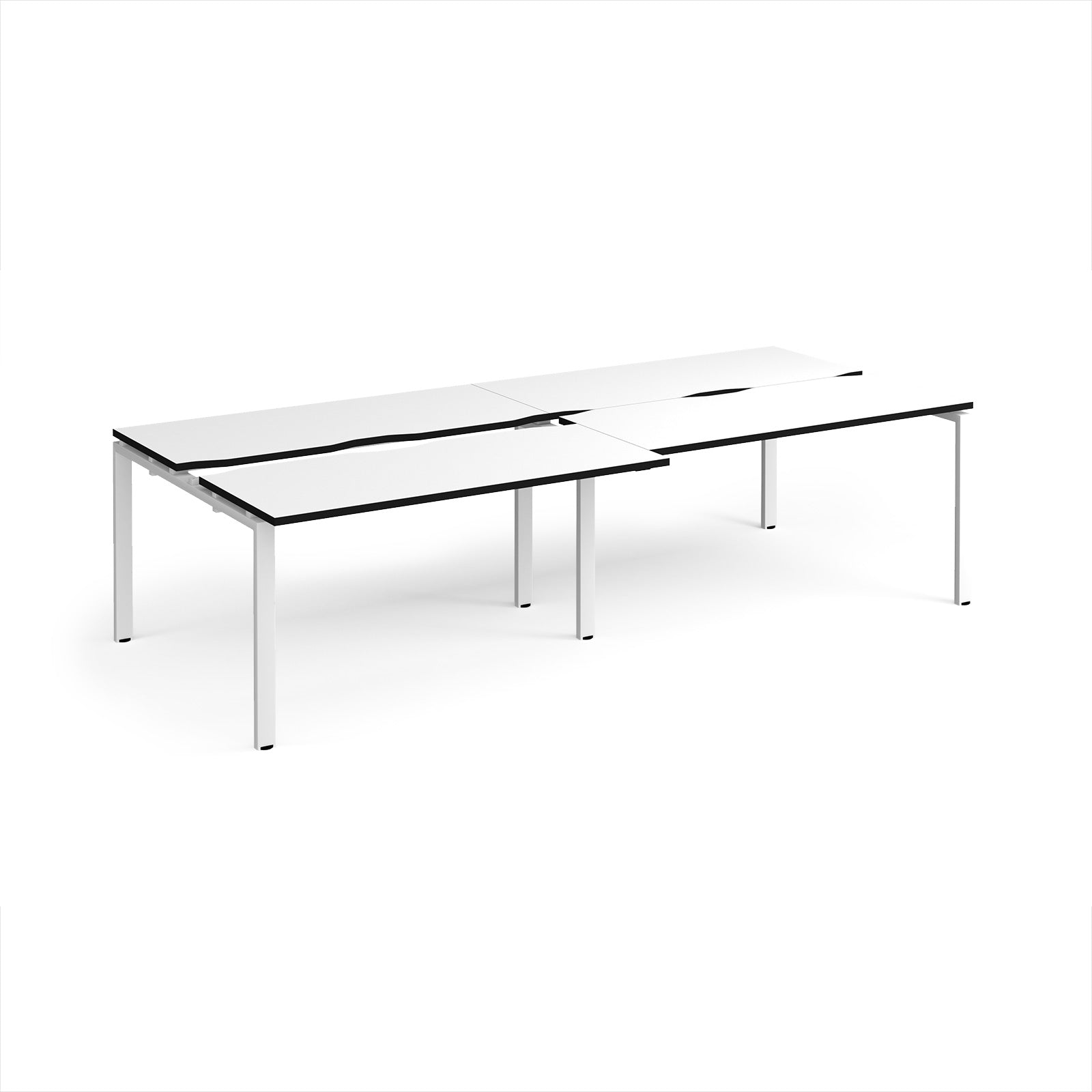 Adapt sliding top double B2B desks 1200mm deep