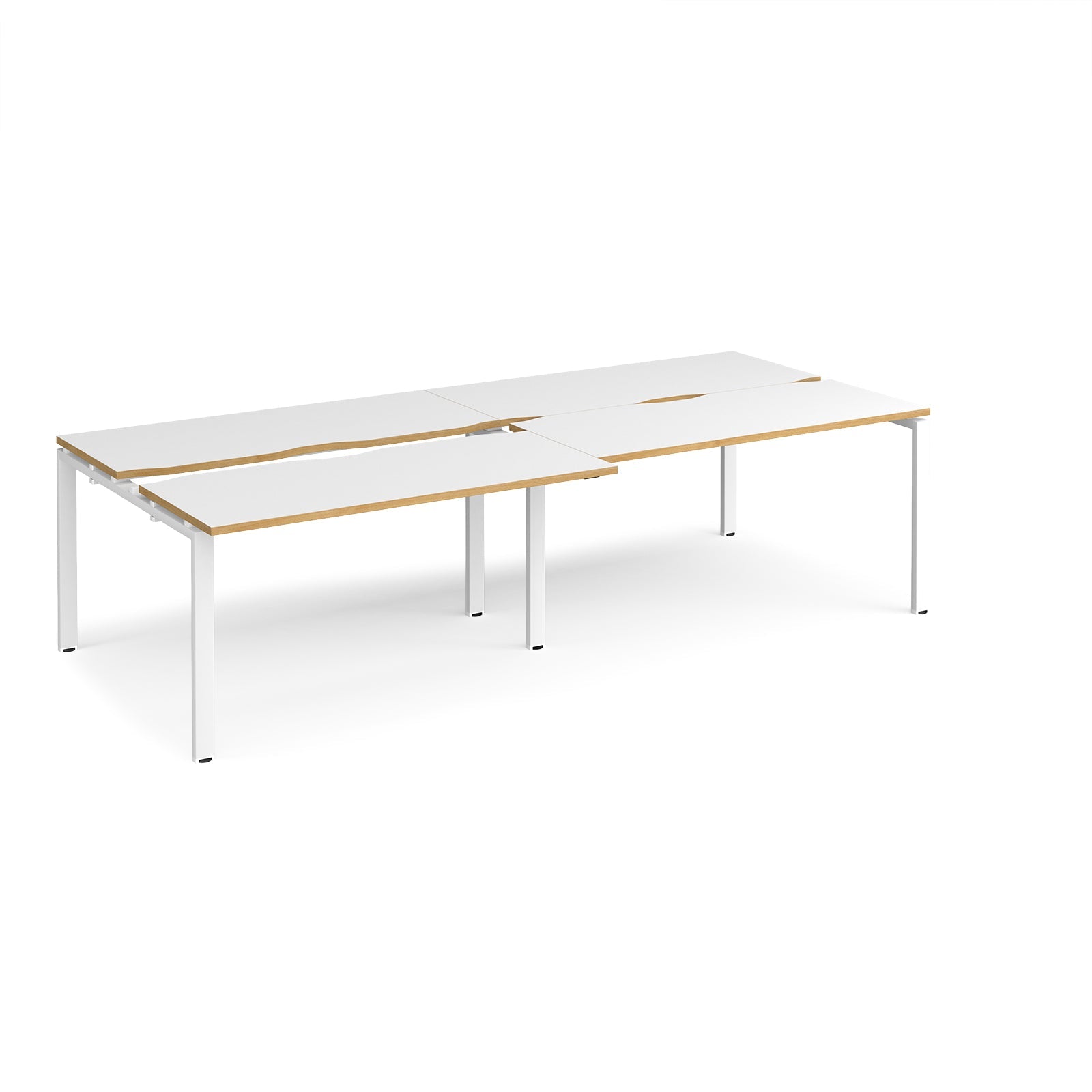 Adapt sliding top double B2B desks 1200mm deep