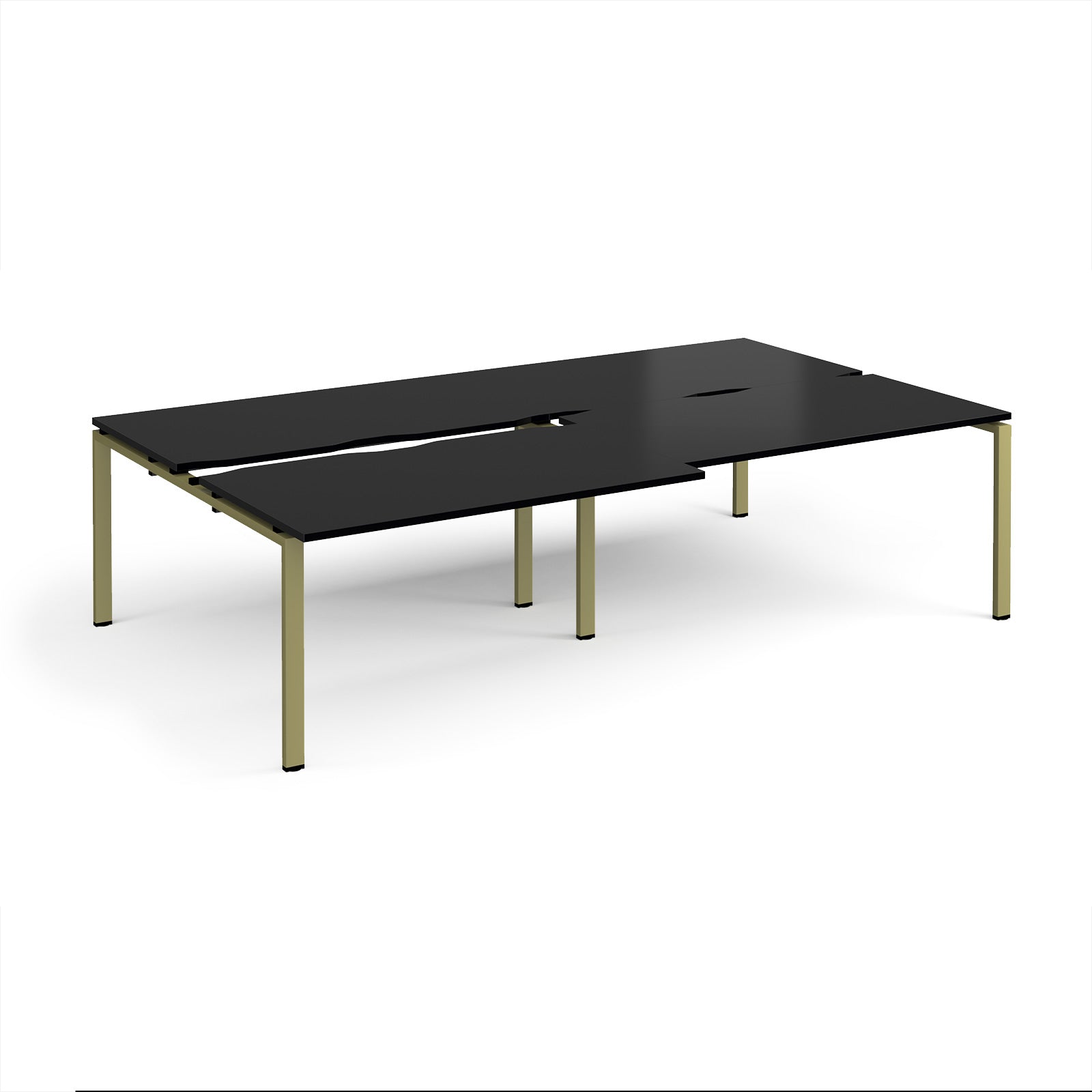 Adapt sliding top double B2B desks 1600mm deep