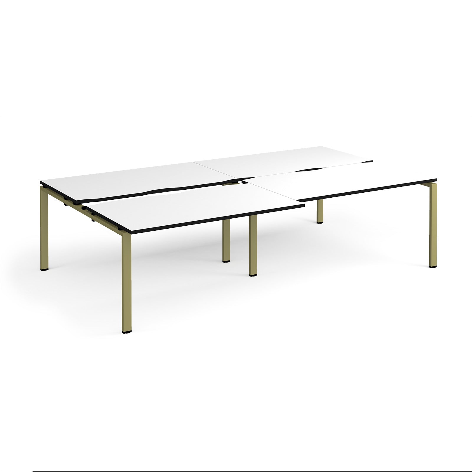 Adapt sliding top double B2B desks 1600mm deep