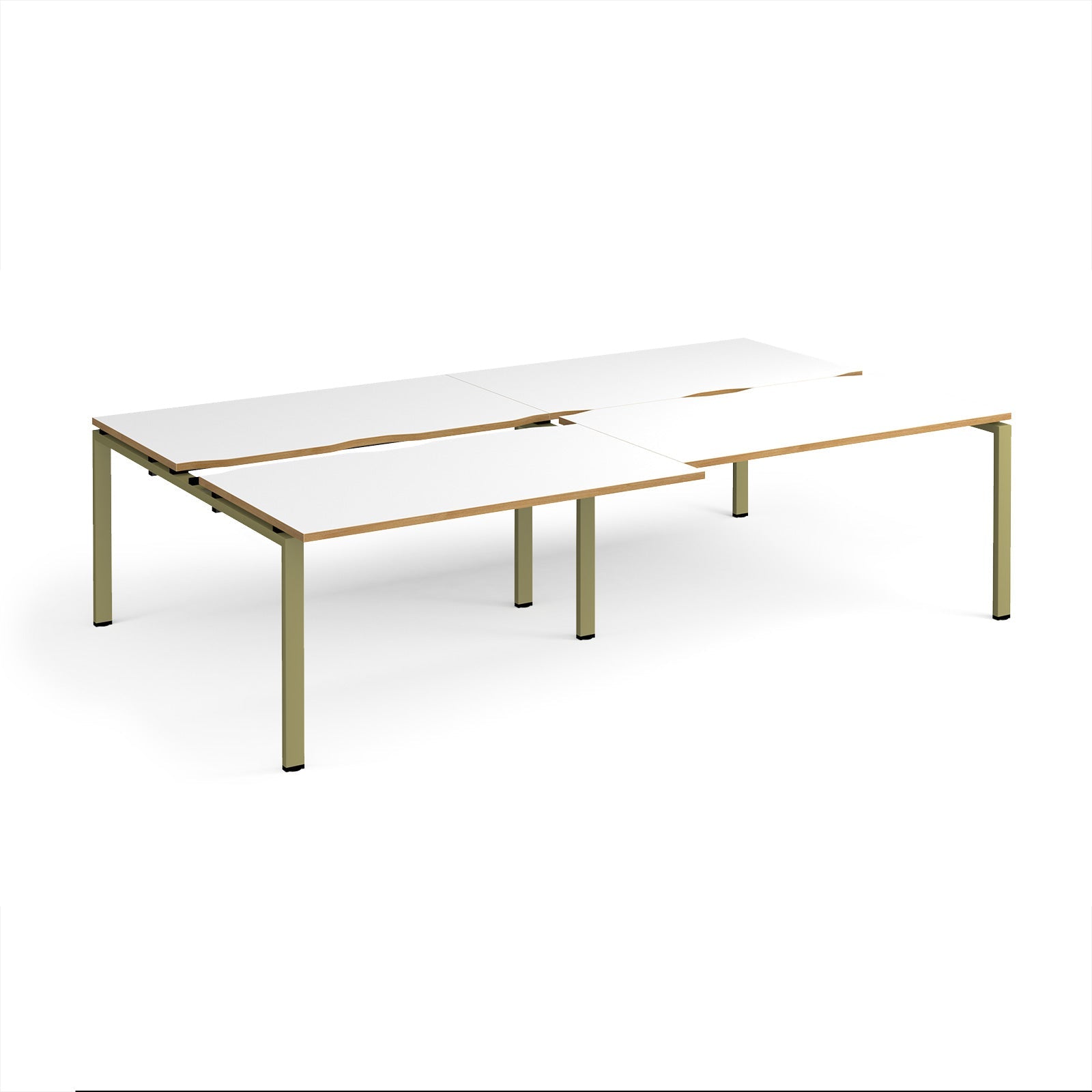 Adapt sliding top double B2B desks 1600mm deep