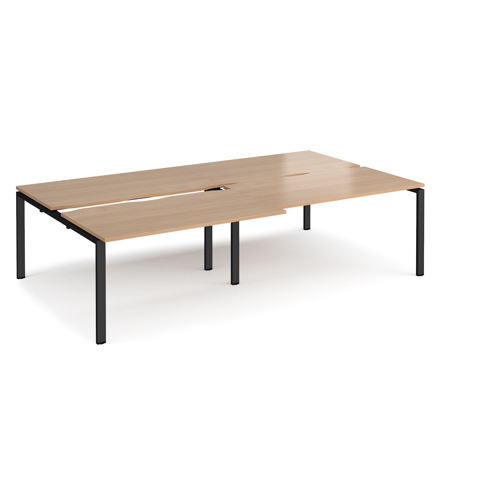 Adapt Sliding Top Double B2B Desks 1600Mm Deep