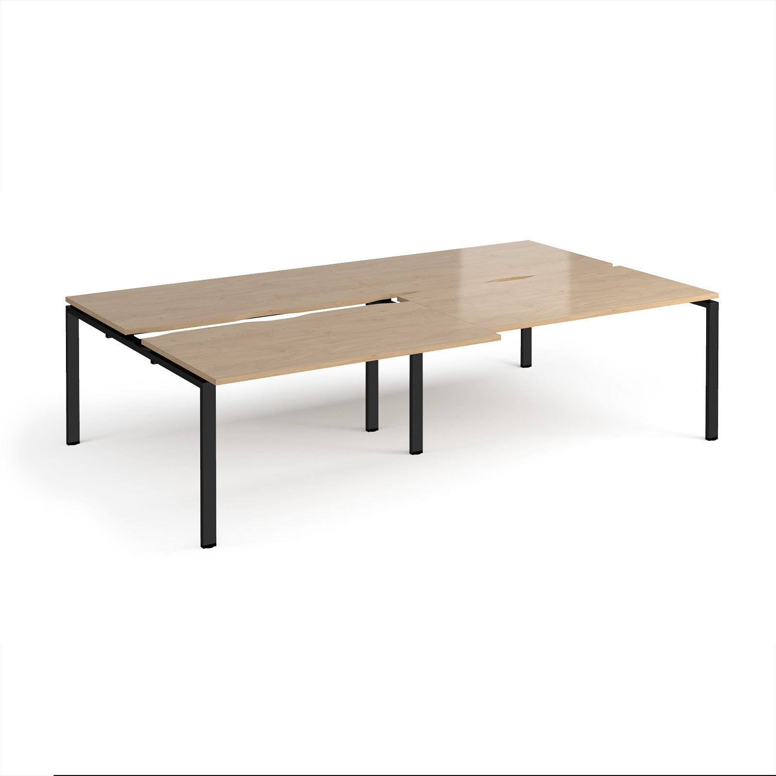 Adapt sliding top double B2B desks 1600mm deep