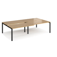 Adapt sliding top double B2B desks 1600mm deep