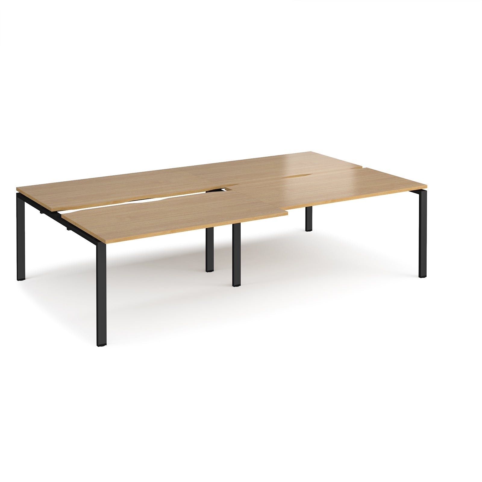 Adapt sliding top double B2B desks 1600mm deep