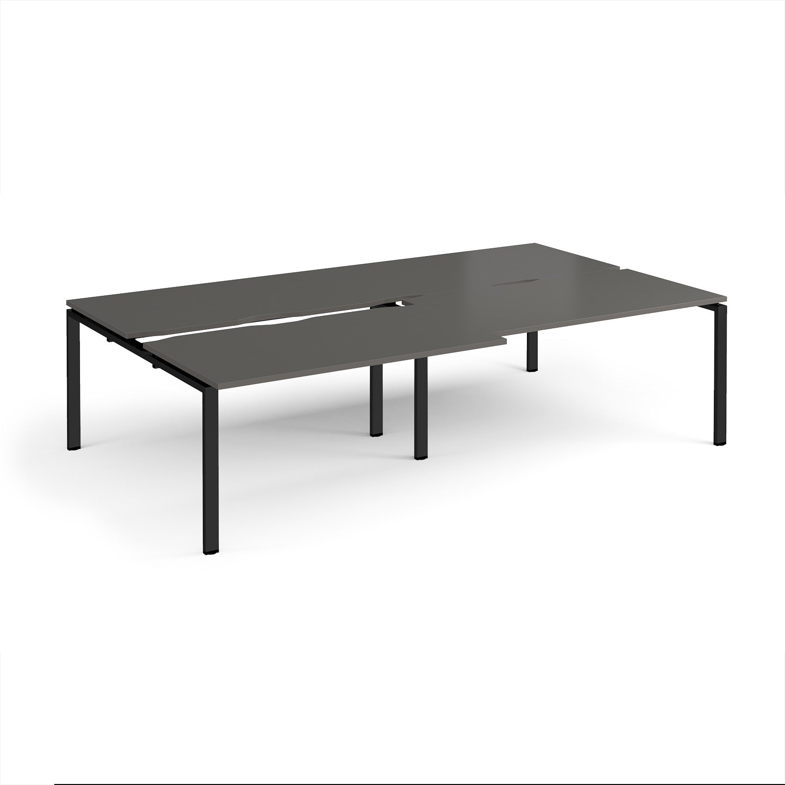 Adapt sliding top double B2B desks 1600mm deep