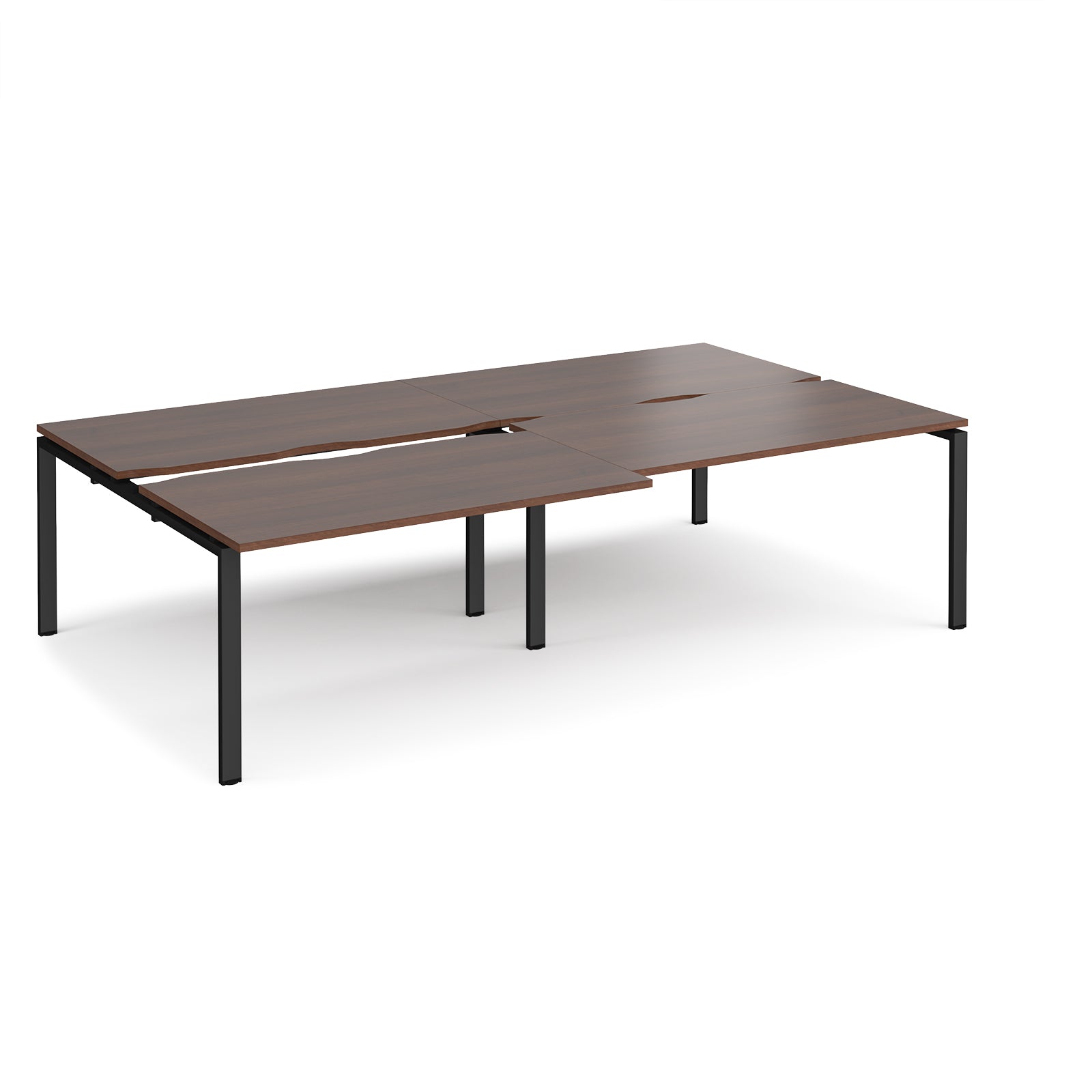 Adapt sliding top double B2B desks 1600mm deep