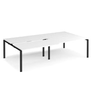 Adapt sliding top double B2B desks 1600mm deep