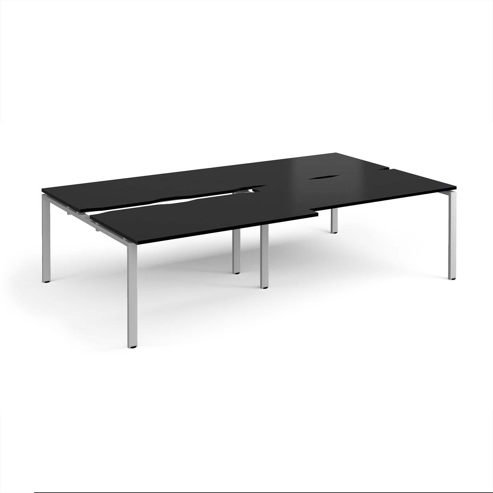 Adapt sliding top double B2B desks 1600mm deep
