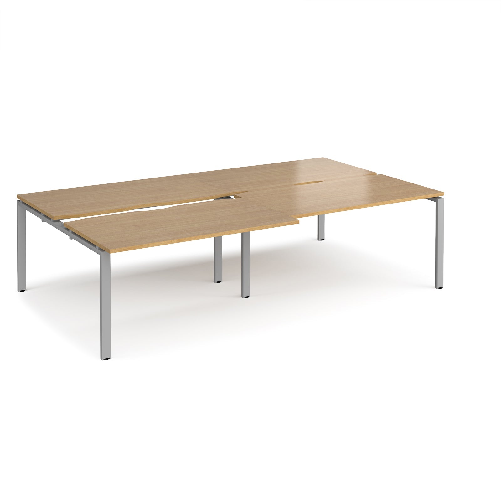 Adapt sliding top double B2B desks 1600mm deep