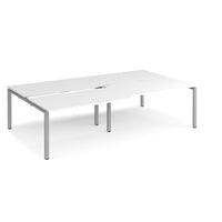 Adapt sliding top double B2B desks 1600mm deep