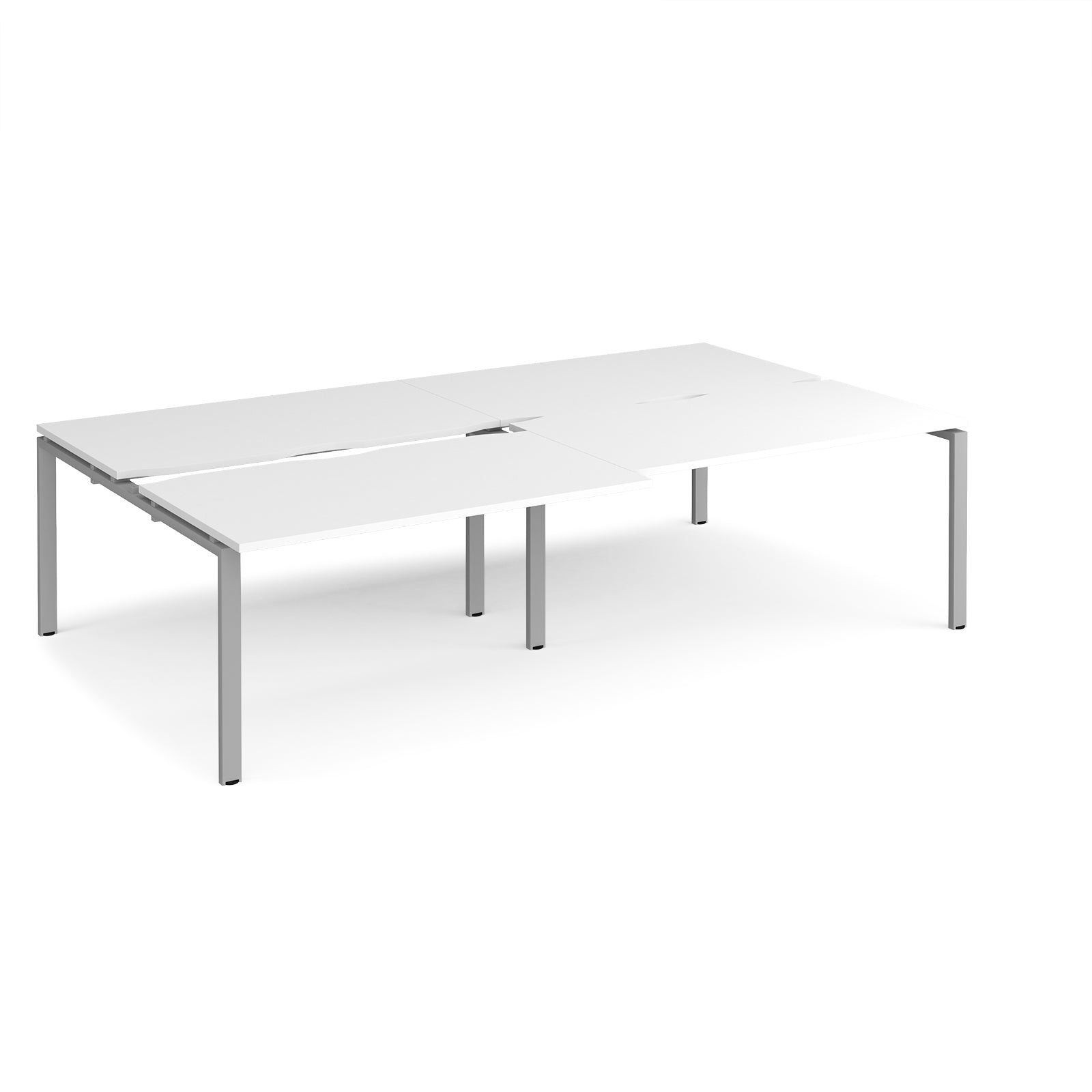 Adapt sliding top double B2B desks 1600mm deep