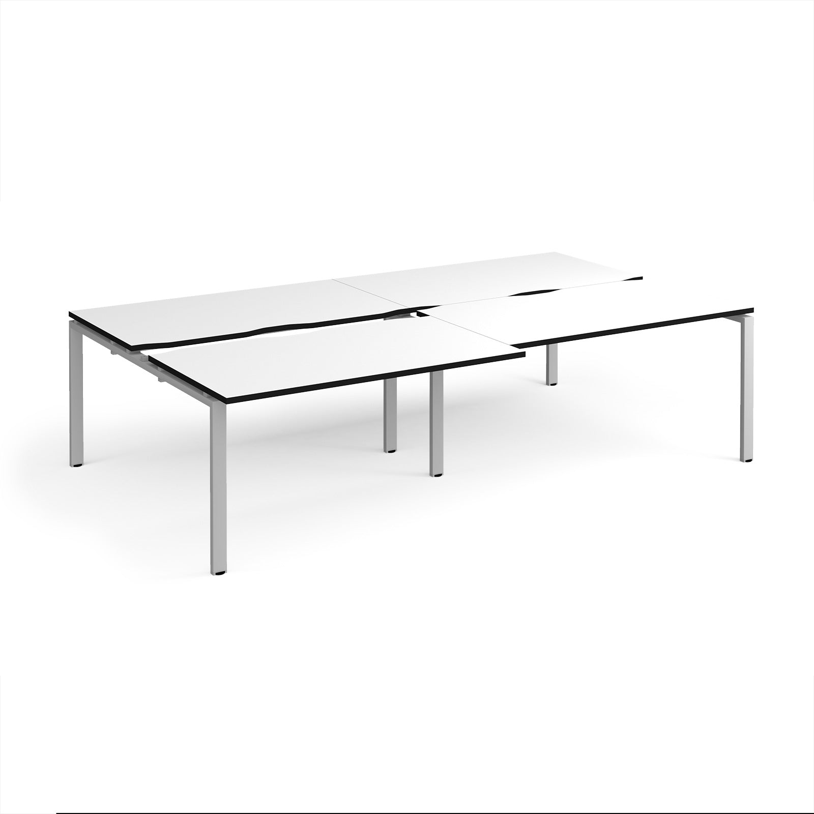 Adapt sliding top double B2B desks 1600mm deep