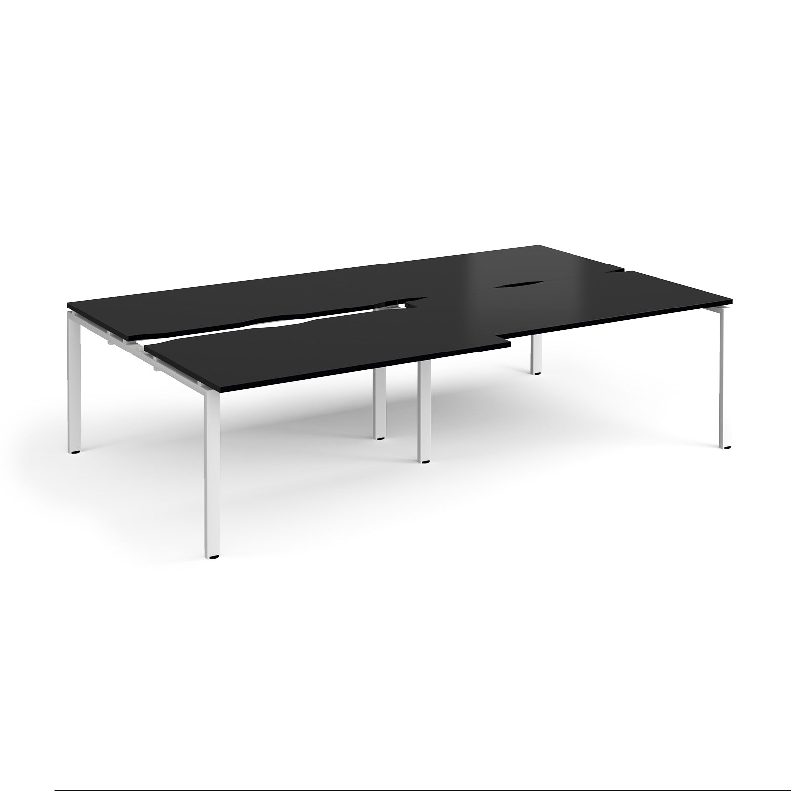Adapt sliding top double B2B desks 1600mm deep
