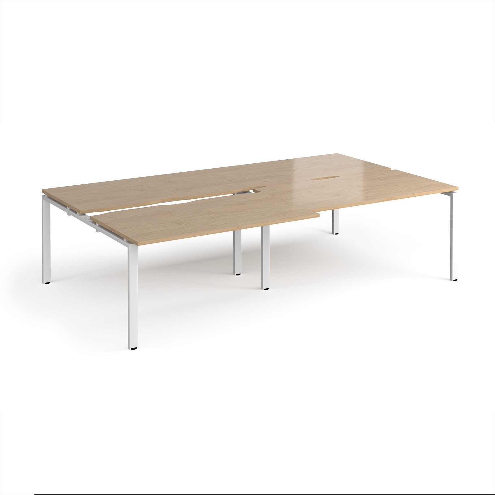 Adapt sliding top double B2B desks 1600mm deep