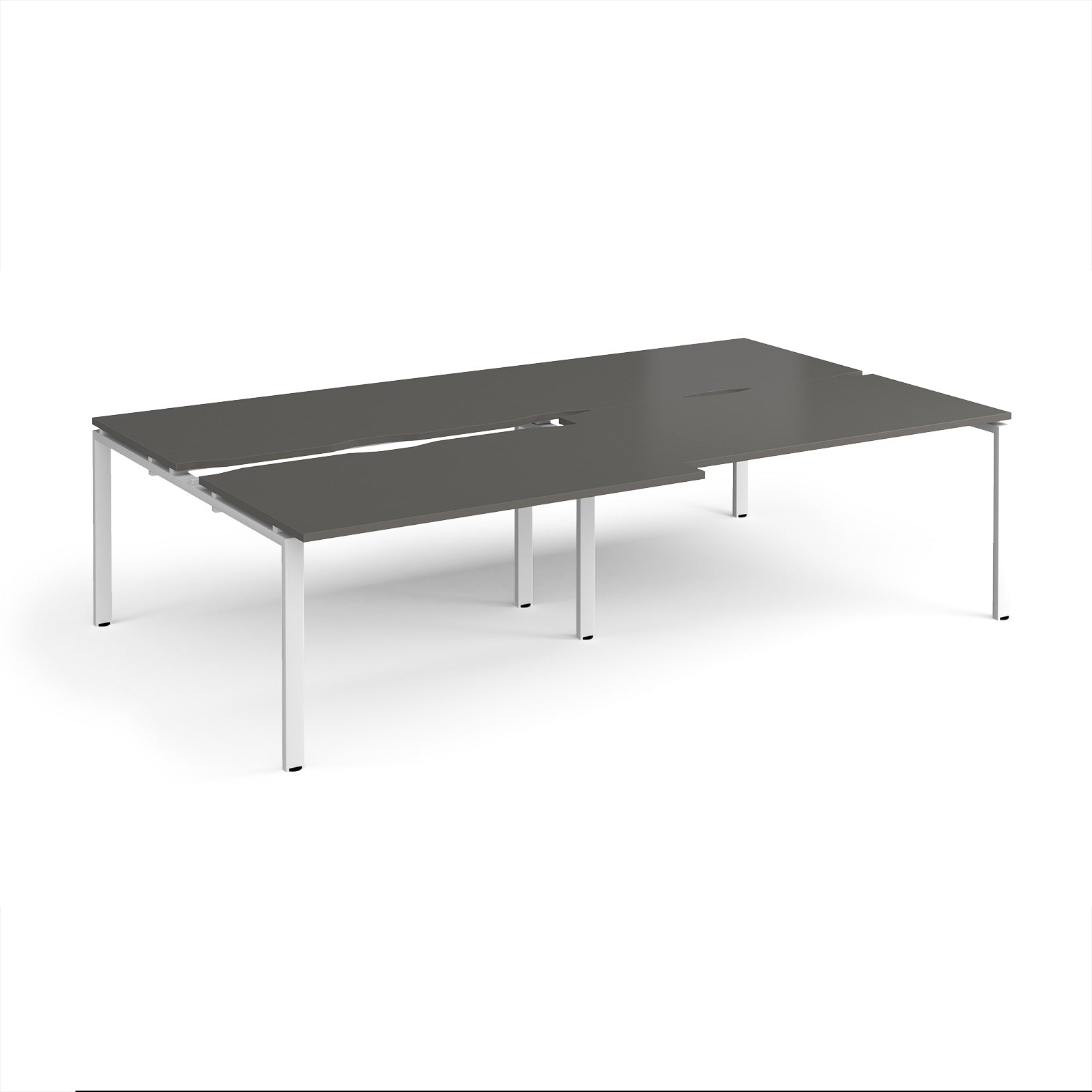 Adapt sliding top double B2B desks 1600mm deep
