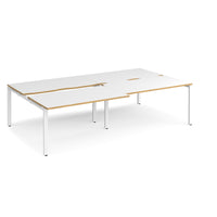 Adapt sliding top double B2B desks 1600mm deep