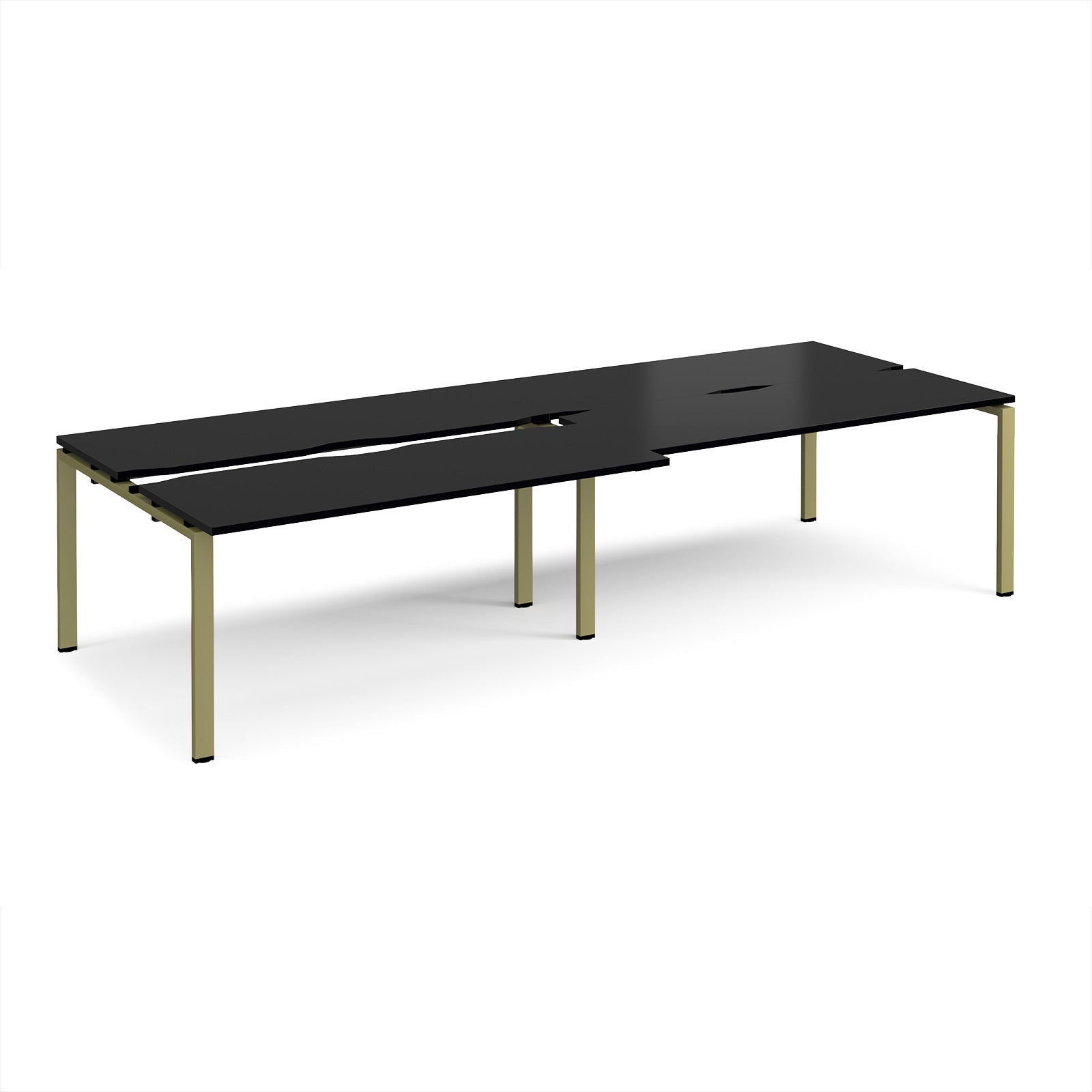 Adapt sliding top double B2B desks 1200mm deep