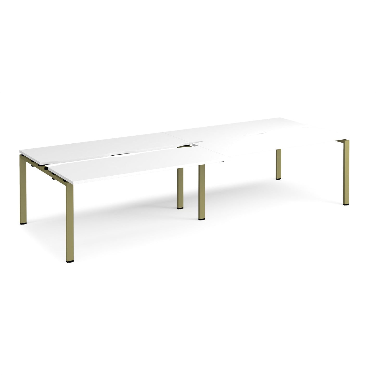 Adapt sliding top double B2B desks 1200mm deep
