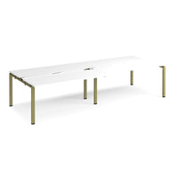 Adapt sliding top double B2B desks 1200mm deep