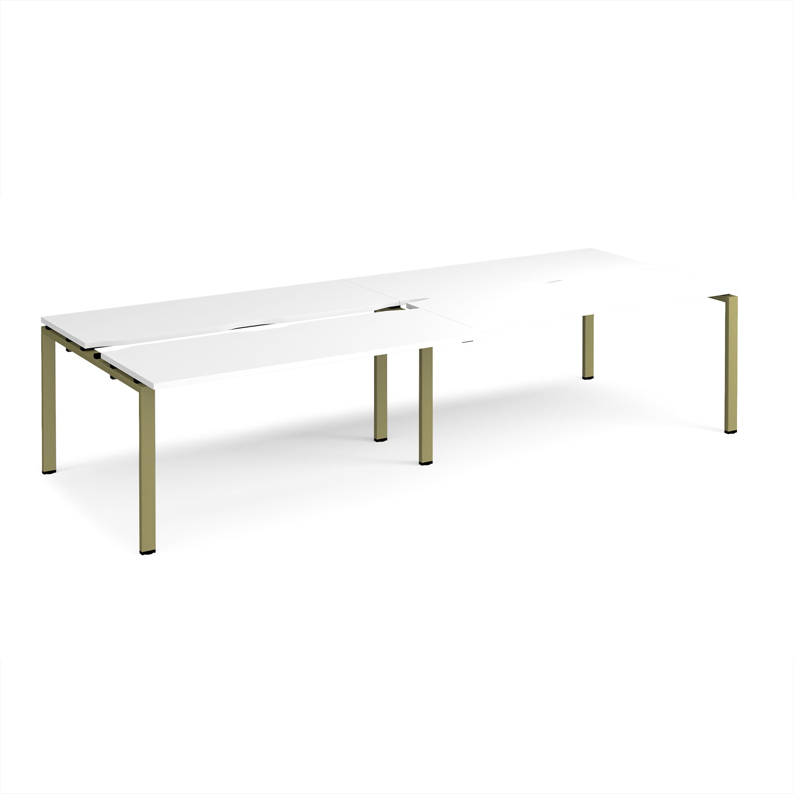 Adapt sliding top double B2B desks 1200mm deep