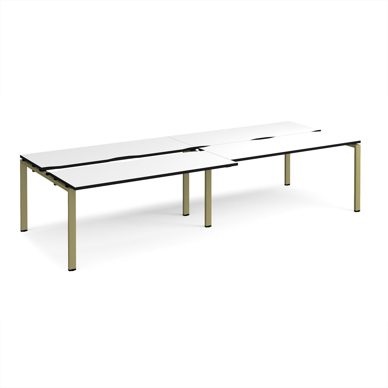 Adapt sliding top double B2B desks 1200mm deep