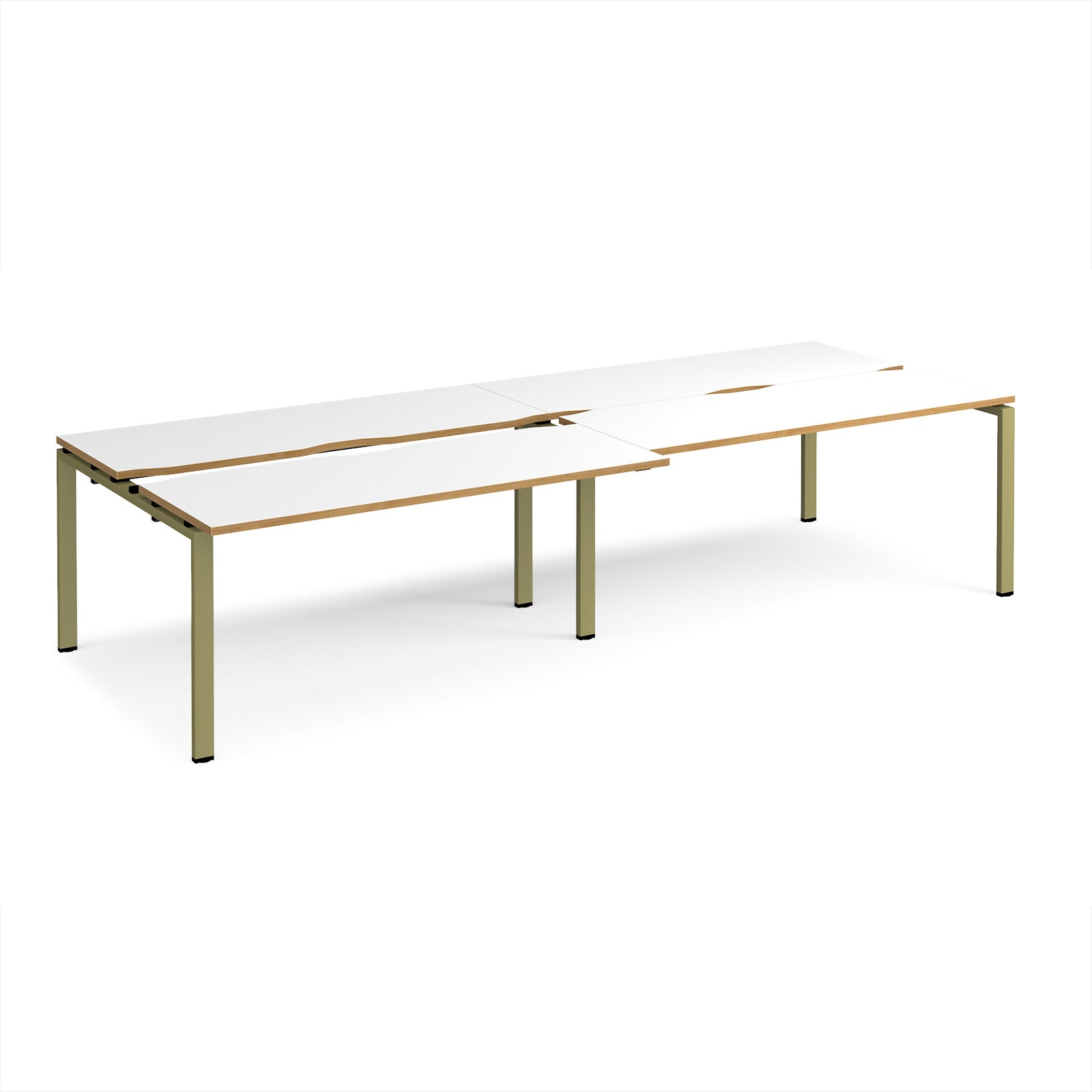 Adapt sliding top double B2B desks 1200mm deep