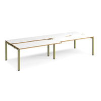 Adapt sliding top double B2B desks 1200mm deep