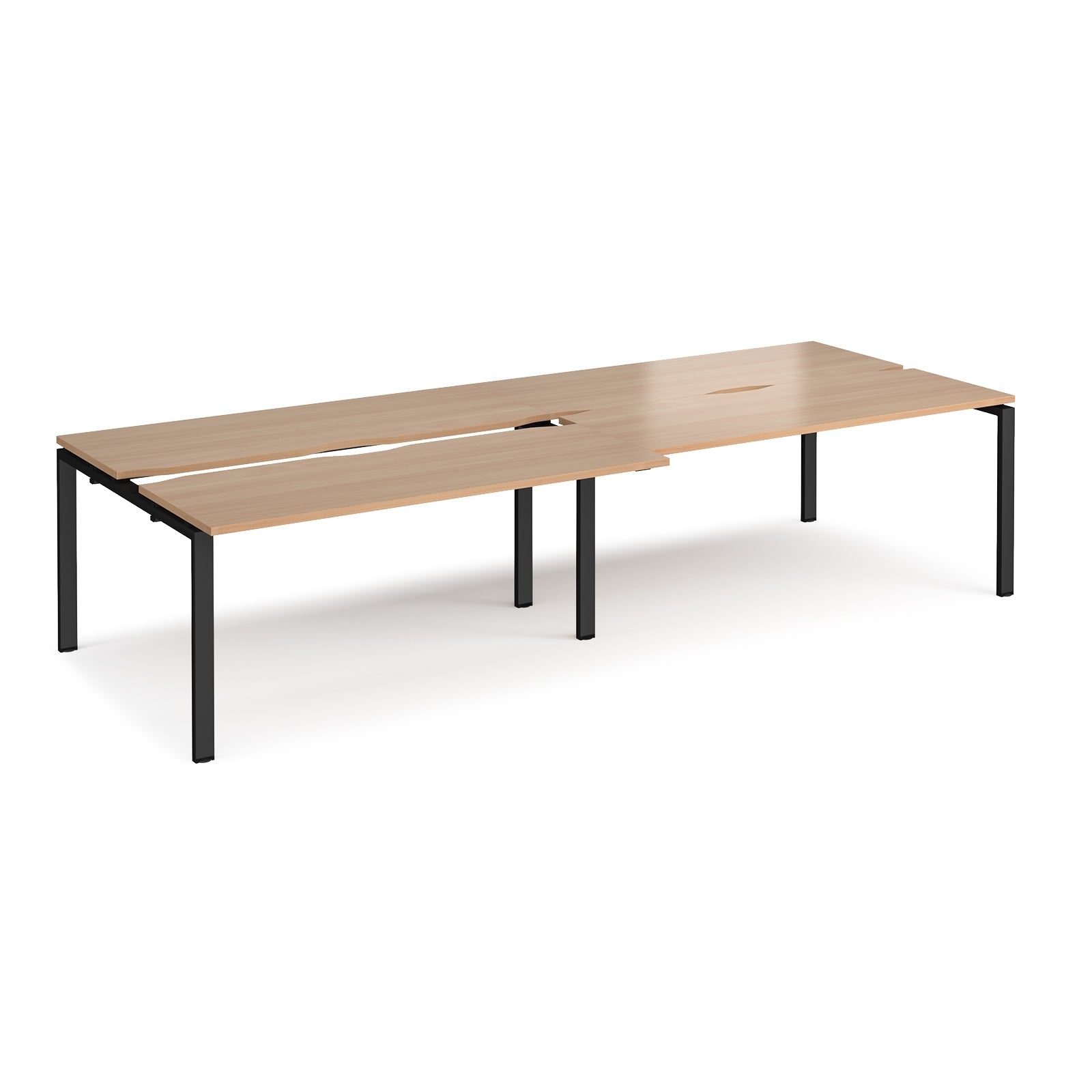 Adapt sliding top double B2B desks 1200mm deep