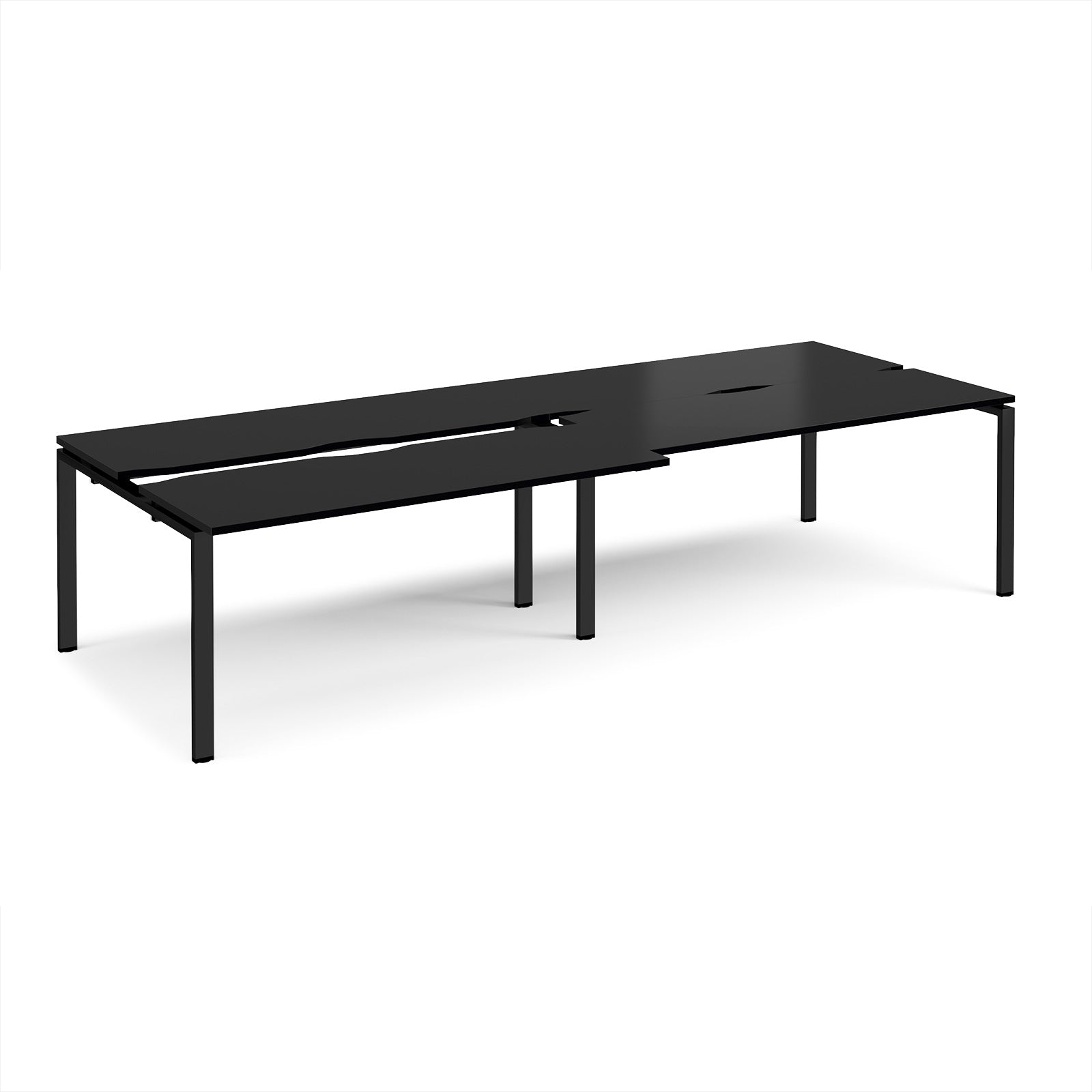 Adapt sliding top double B2B desks 1200mm deep