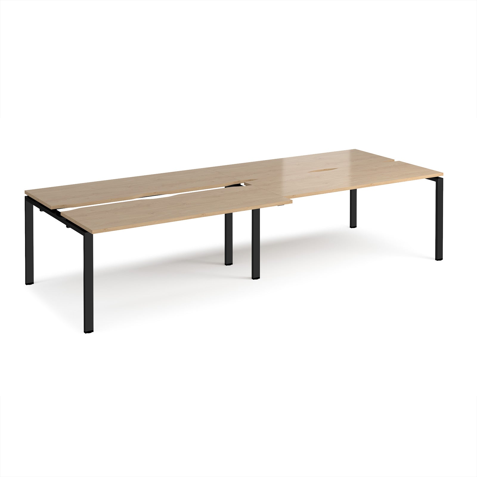 Adapt sliding top double B2B desks 1200mm deep