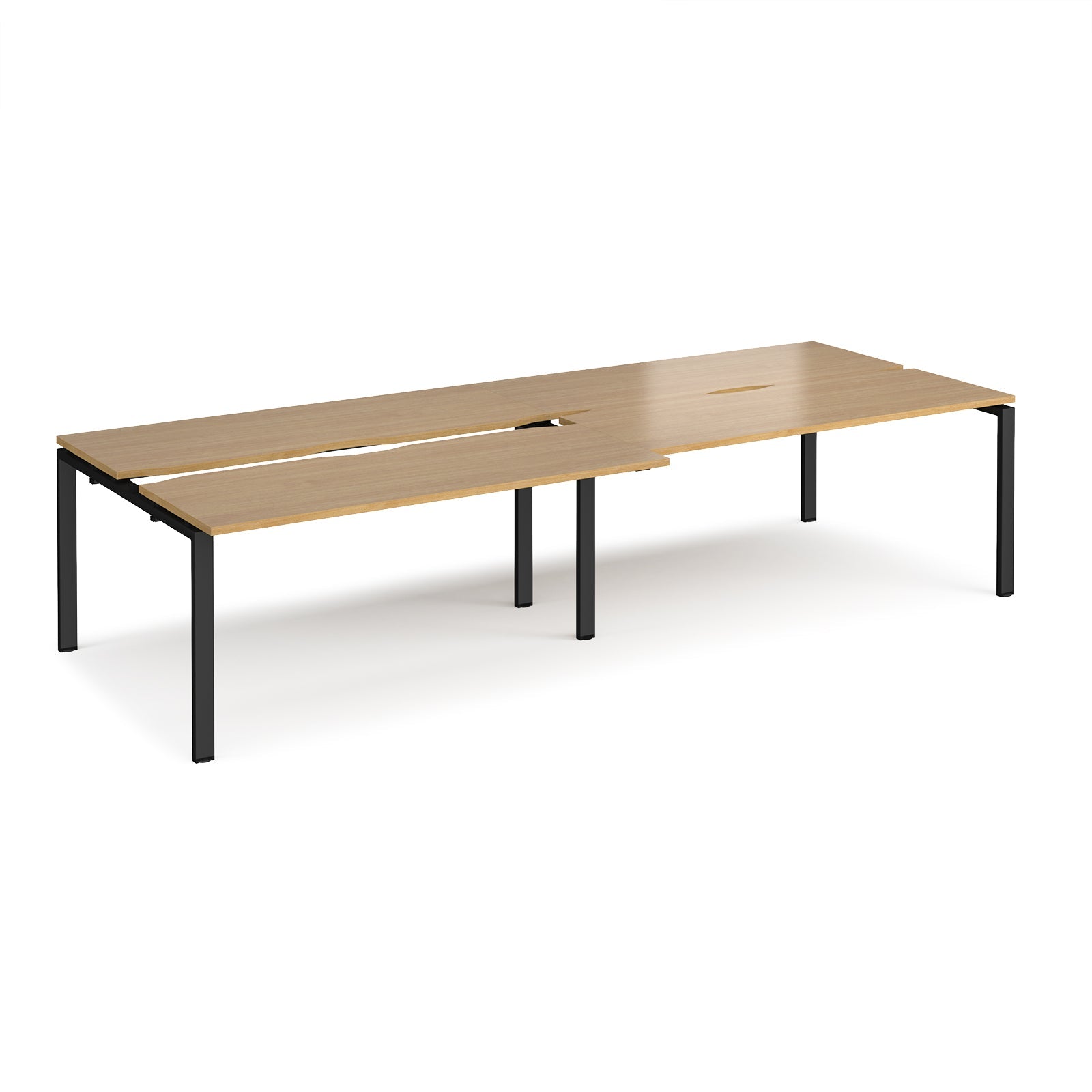 Adapt sliding top double B2B desks 1200mm deep