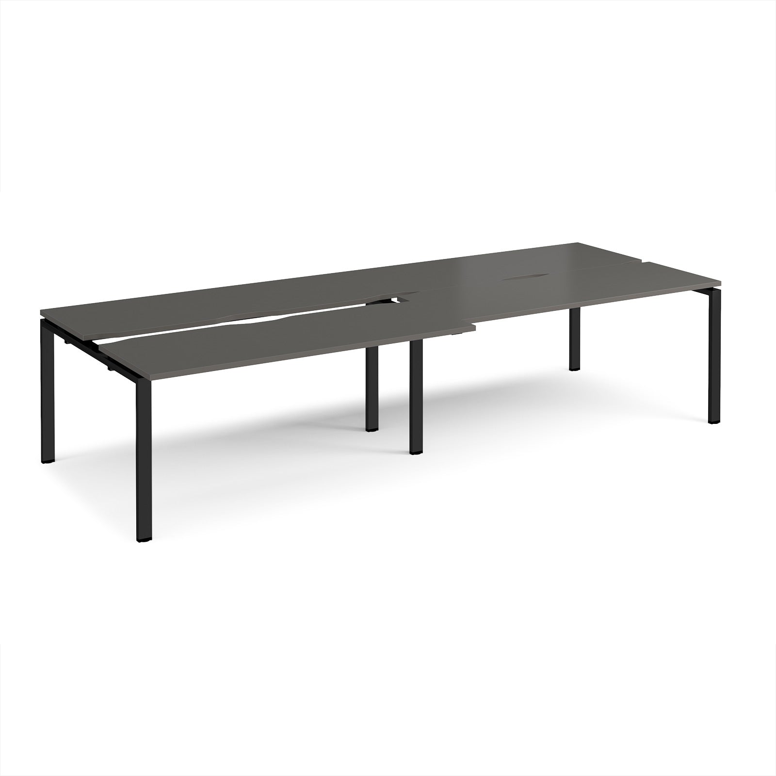 Adapt sliding top double B2B desks 1200mm deep