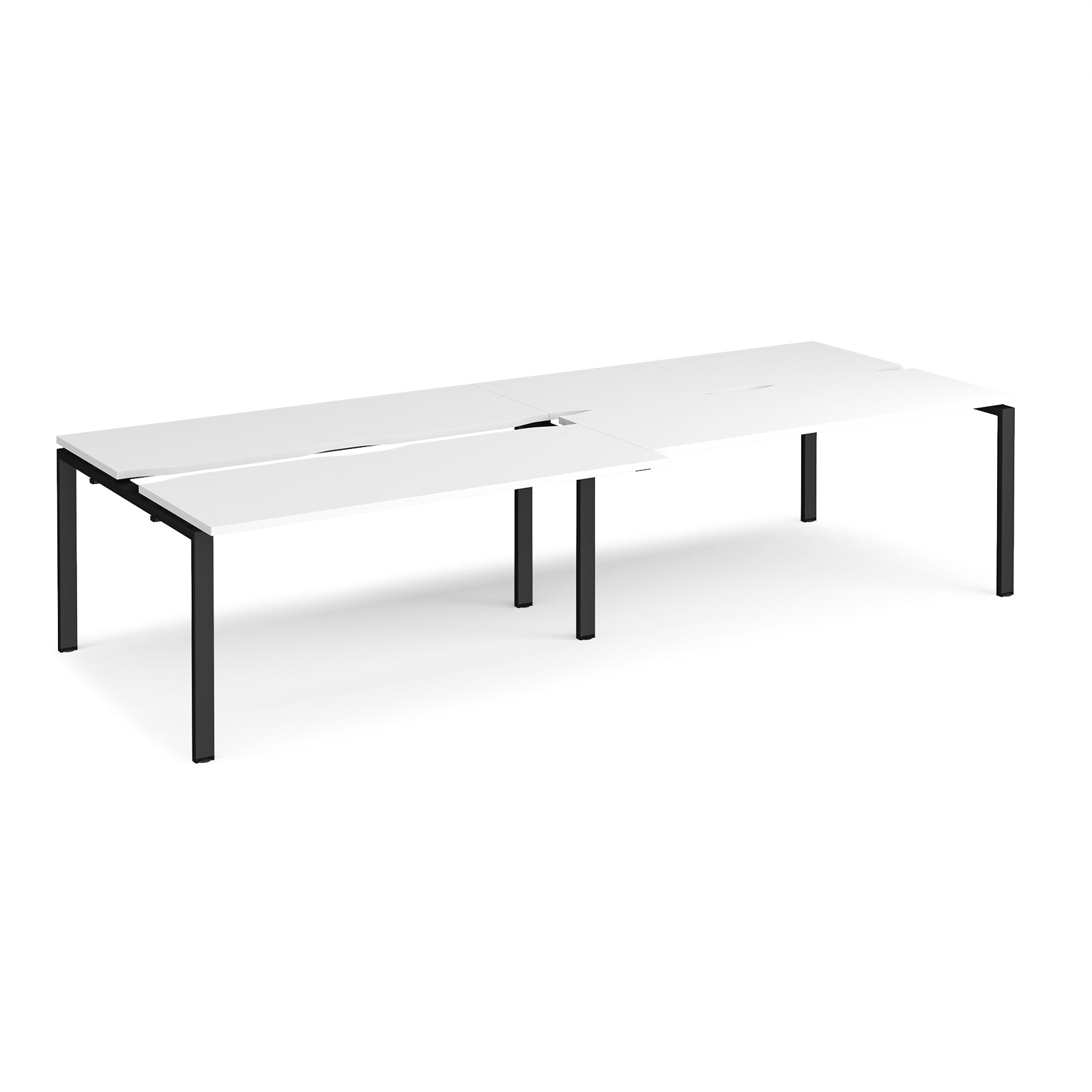 Adapt sliding top double B2B desks 1200mm deep
