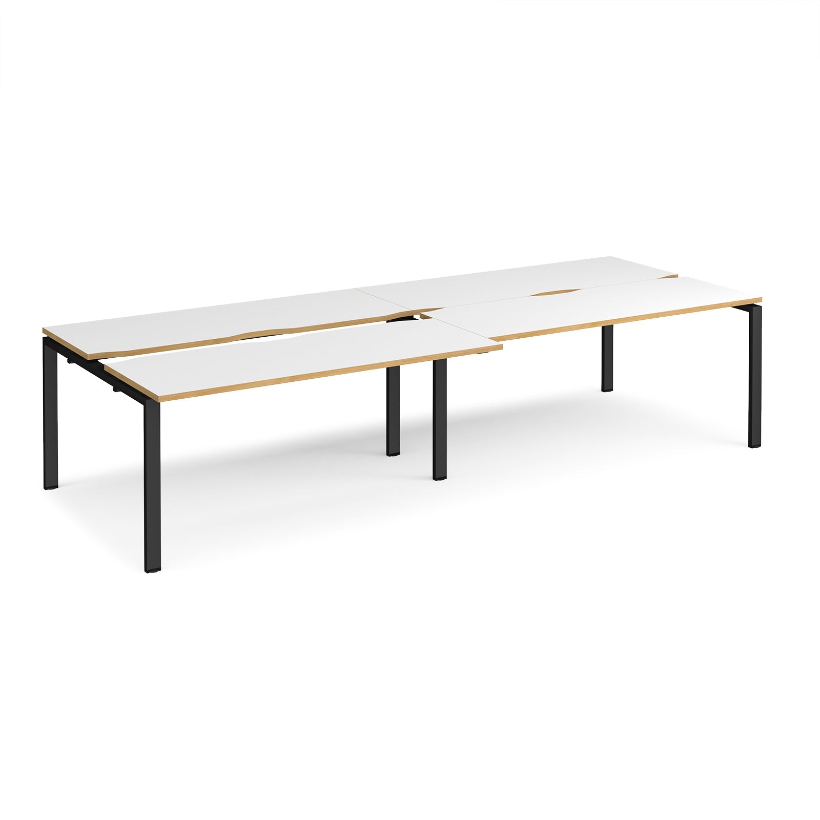 Adapt sliding top double B2B desks 1200mm deep