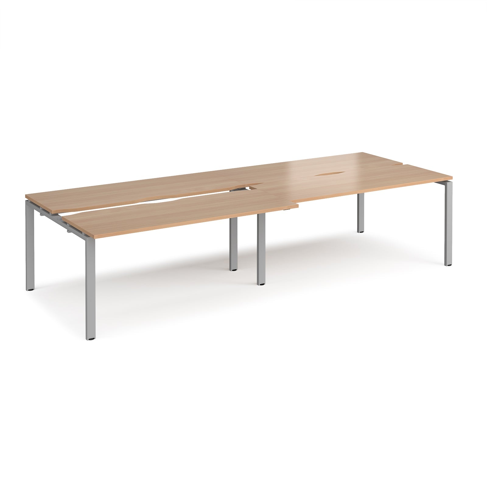 Adapt Sliding Top Double B2B Desks 1200Mm Deep