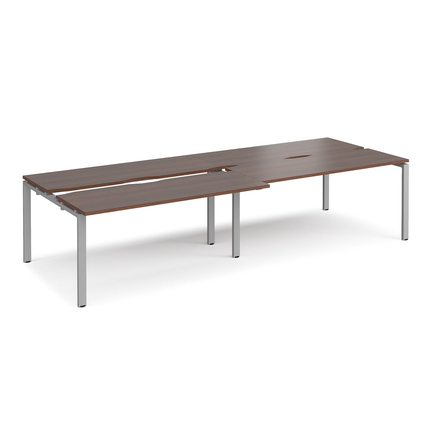 Adapt sliding top double B2B desks 1200mm deep