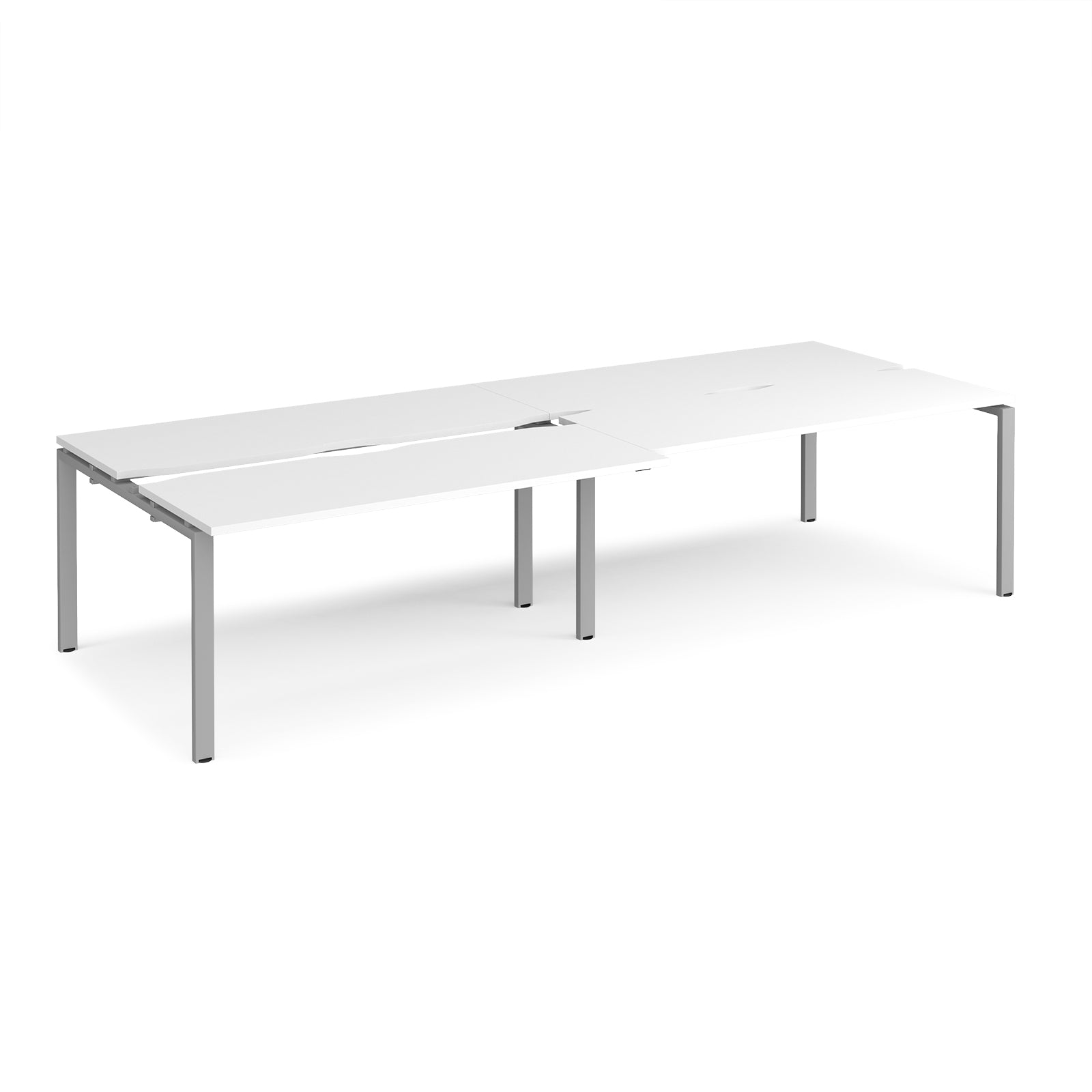 Adapt sliding top double B2B desks 1200mm deep