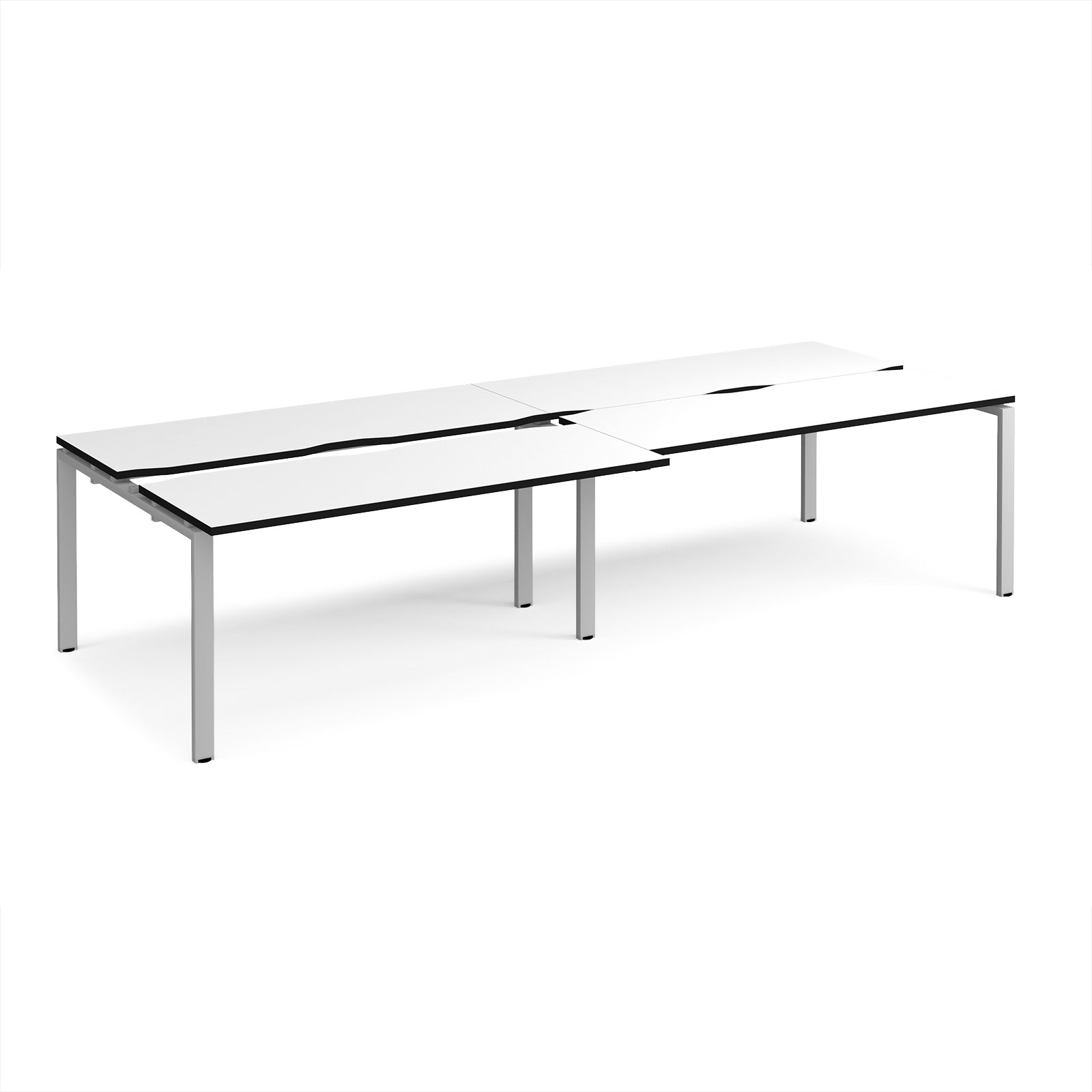 Adapt sliding top double B2B desks 1200mm deep