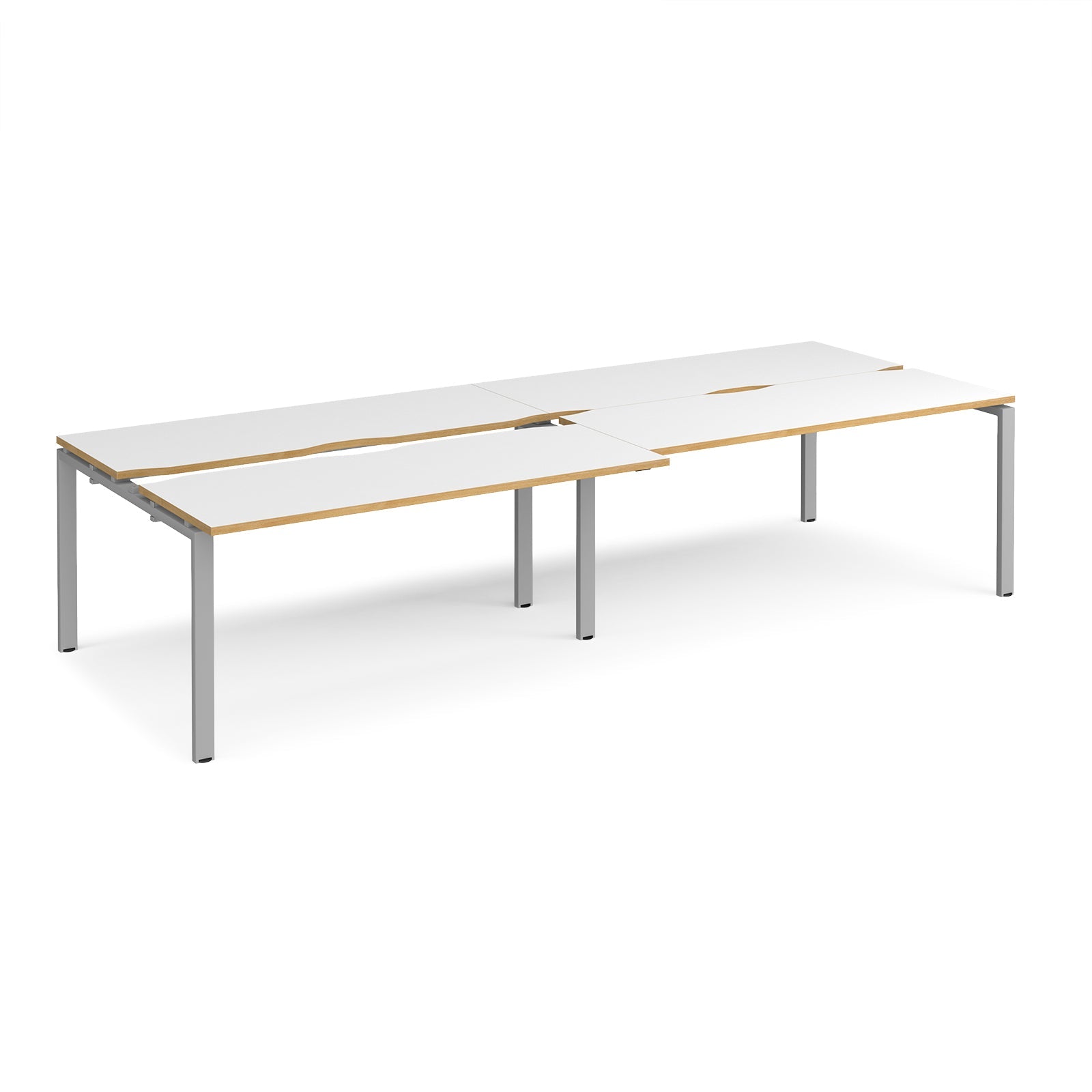 Adapt sliding top double B2B desks 1200mm deep