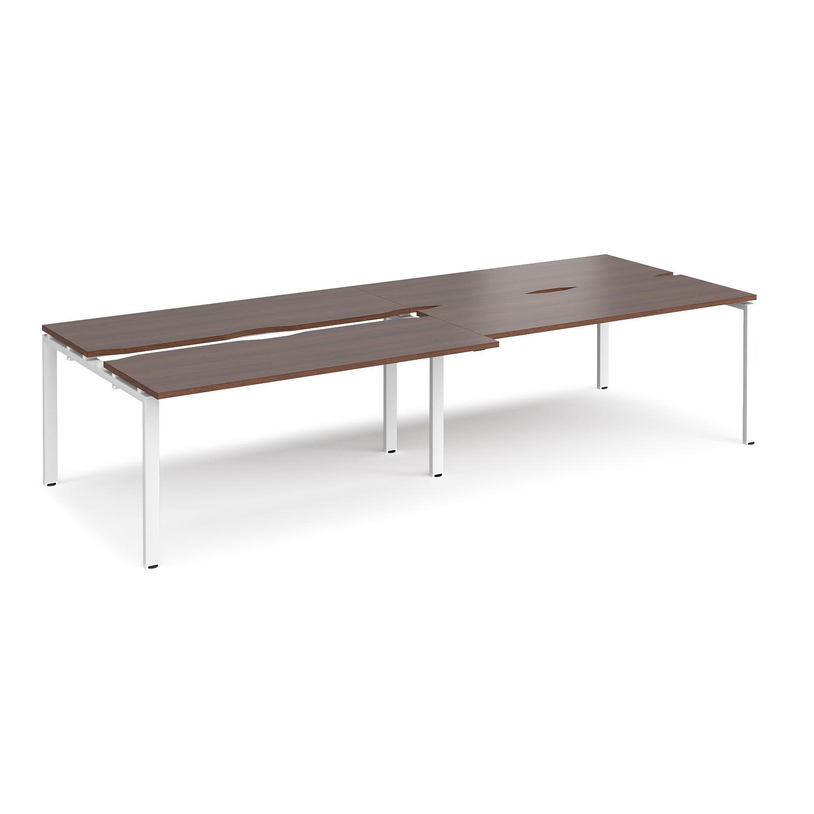 Adapt Sliding Top Double B2B Desks 1200Mm Deep