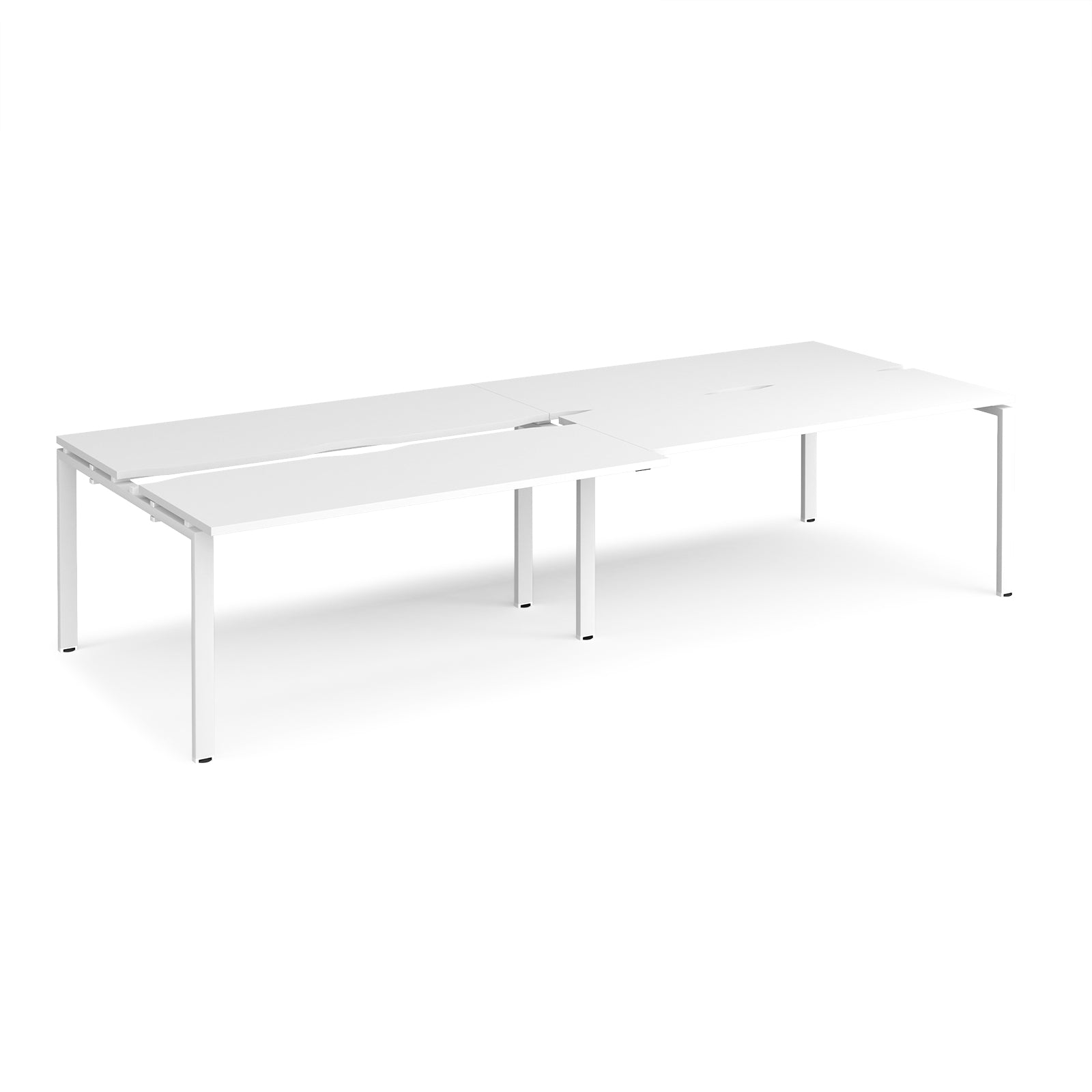 Adapt sliding top double B2B desks 1200mm deep